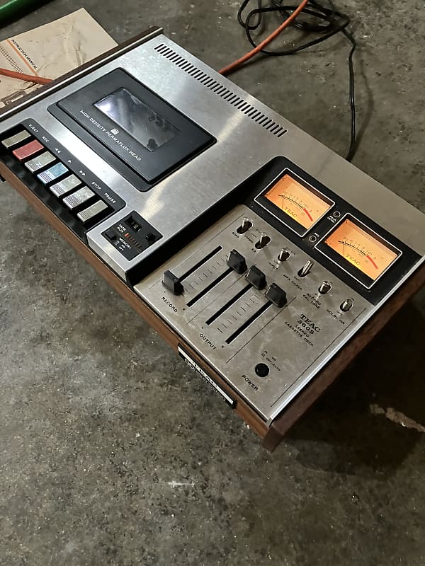 TEAC A360S 1970’s - Brushed aluminum  			