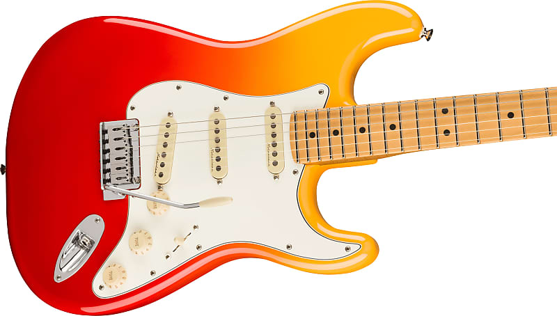 Fender Player Plus Stratocaster Maple Fingerboard, Tequila Sunrise image 1