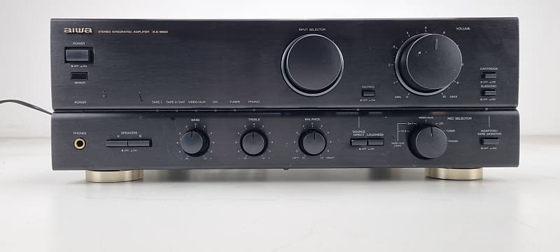 Aiwa XA-950 stereo integrated amplifier - 100 watts into 8 ohm  			