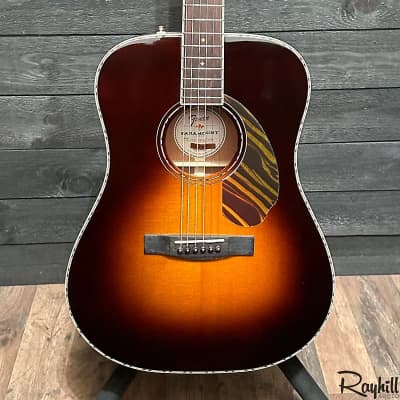Fender Paramount PD-220E Dreadnought Acoustic-Electric Guitar w/ Case for sale