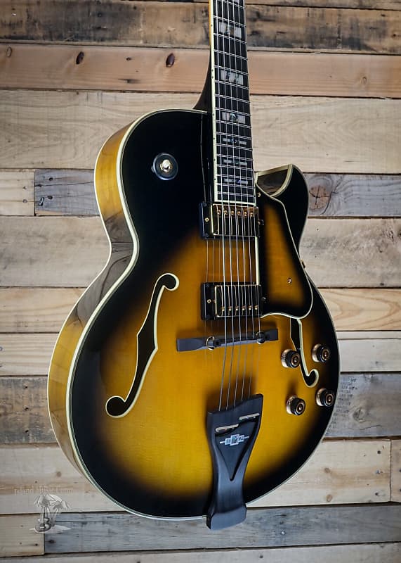 Ibanez George Benson LGB300 Hollowbody Guitar Vintage Yellow Sunburst w/ Case image 1