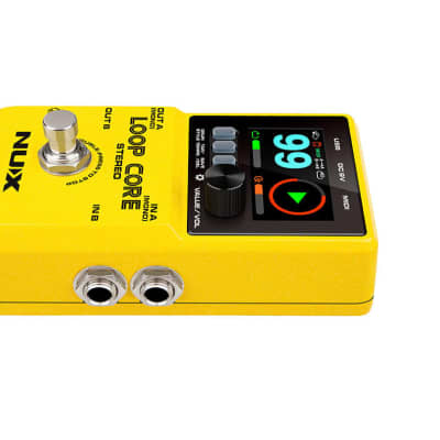 NuX Loop Core Stereo Looper Pedal  Guitar Bass 2023 - Yellow. New! image 5