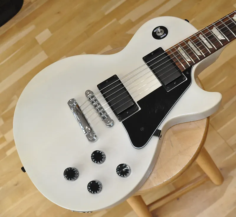 Gibson Les Paul LPJ ホワイト 2013年製 Gibson Les Paul LPJ 2013 Rubbed White Trans | Kitarakuu