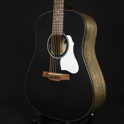 Seagull S6 Classic Solid Cedar Top Acoustic Electric Guitar Blackwashed (048595001978) image 5