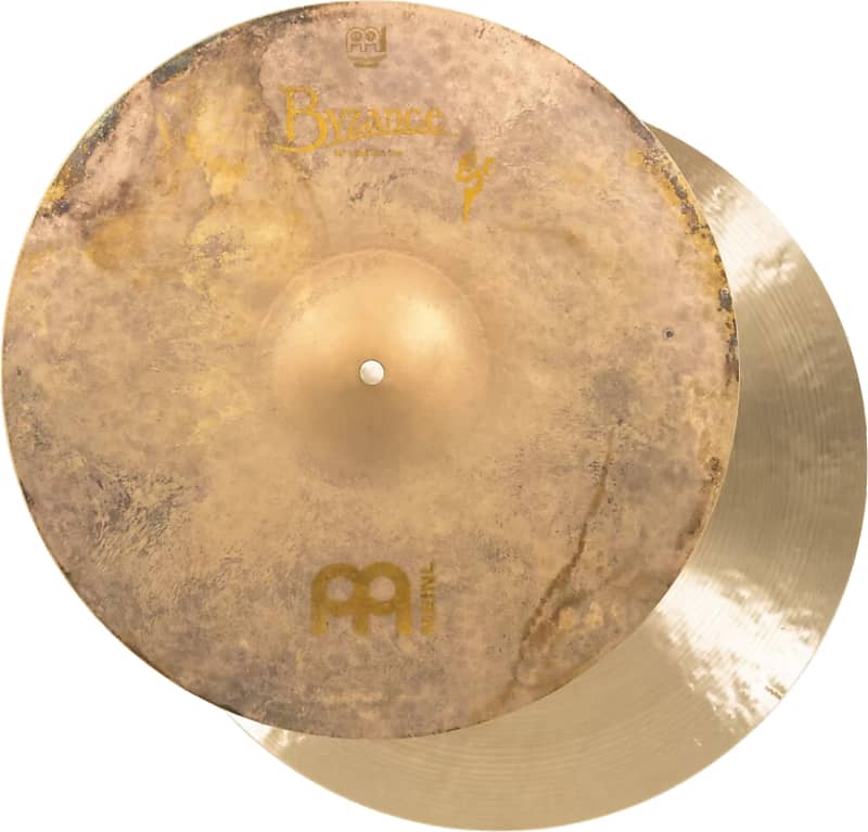 Meinl Byzance Vintage Sand Hi-Hat Cymbals, 16" image 1