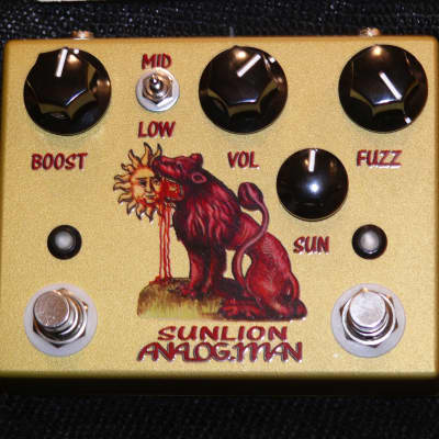 Analogman Sun Lion Fuzz Booster Pedal | Reverb Canada