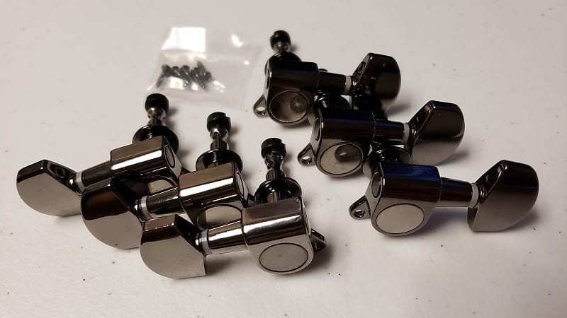 Mannmade Locking Tuners Black Chrome for PRS SE | Reverb