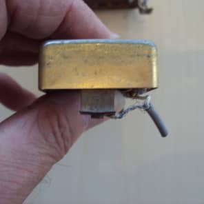 Univox Maxon High Power 60's guitar pickups Pre 1973 Worn Gold image 4