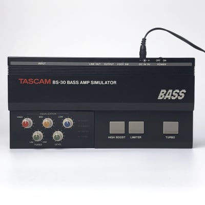 ベース TASCAM BS-30 BASS AMP SIMULATOR Tascam BS-30 Bass Amp Simulator FOR SALE – Soundgas