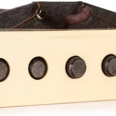 Seymour Duncan Antiquity Texas Hot Middle (RWRP) Strat Single Coil Pickup - Aged White image 1