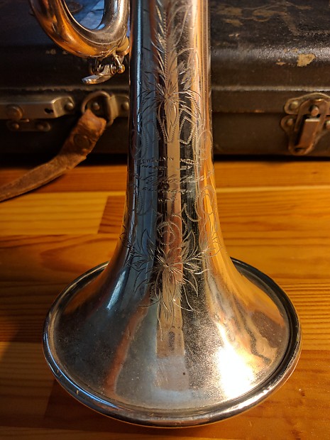 Holton Model 48 LLEWELLYN Trumpet 1928 Silver