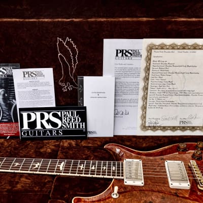 Paul Reed Smith Private Stock #8422 McCarty 594 Brazilian Rosewood Neck & Burl Redwood Top, Mint w/ COA & Case image 15