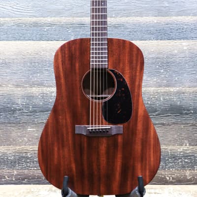 Martin D-15E 15 Series Indian Mahogany Top D-14 Fret Acoustic Electric Guitar w/Case for sale