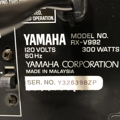 Yamaha RX-V992 Receiver HiFi Stereo Audiophile 5.1 Channel Phono Home Audio image 6