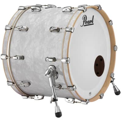 Pearl Music City Custom 20"x18" Reference Series Bass Drum w/o BB3 Mount SHADOW GREY SATIN MOIRE RF2018BX/C724 image 10