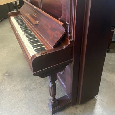 Steinway & Sons upright grand piano 56'' image 4