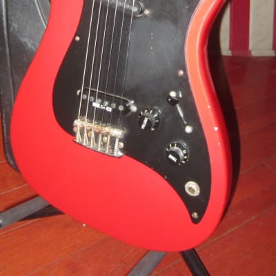 1981 Fender Bullet Red Made in USA w/Original Hard Case image 1