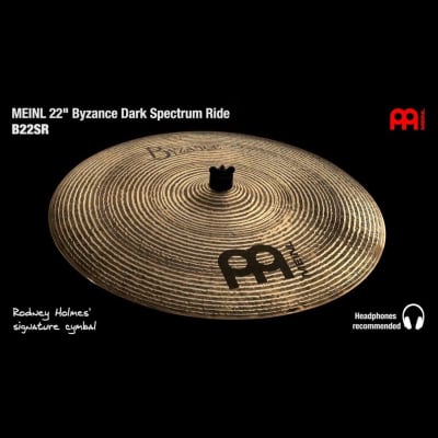 Meinl Byzance Dark Spectrum Ride Cymbal 22 image 3