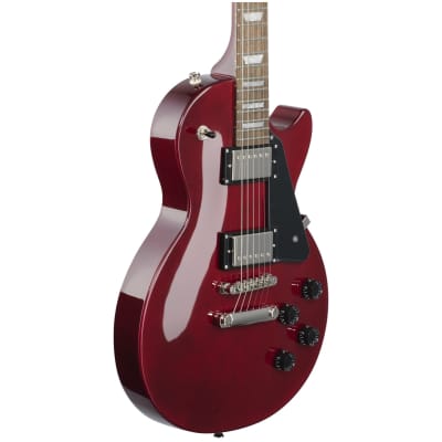 Epiphone Les Paul Studio Electric Guitar, Wine Red image 4