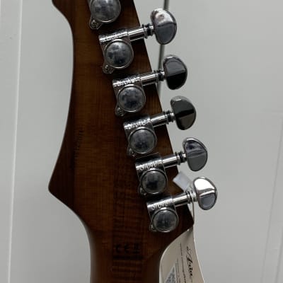 Aria Pro II Mac Deluxe Electric Guitar- Brown - Floor Model w/FREE GUITAR PEDAL image 5