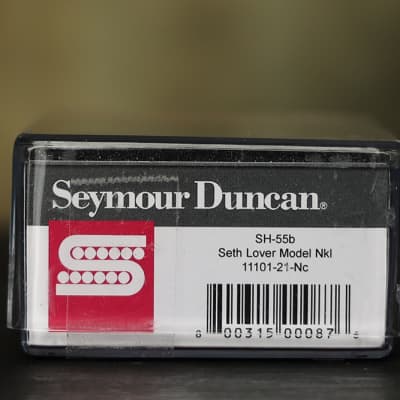 Seymour Duncan SH-55b Seth Lover Humbucker Pickup Bridge Nickel Single Conductor image 3