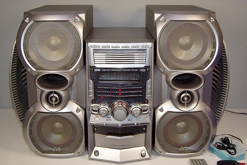 Vtg JVC HX-Z30 Tower of Power Shelf STEREO AM/FM 5 Disc CD Player