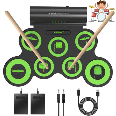 Aeroband pocket electronic drum pro II Kit with sticks, foot sensors and  dongle