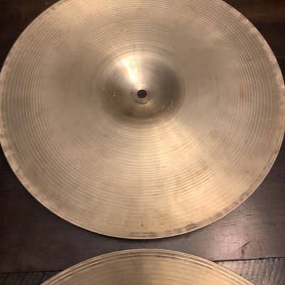 Zildjian Vintage Cymbal Pack (20" Ride,18" Crash, & 14" Hi Hats) 70s image 9