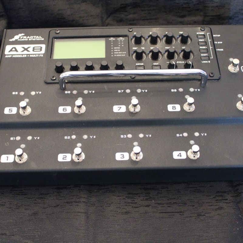 Fractal Audio AX8 + EV-1 exp pedal + SKB case with 20+ Cab IR and