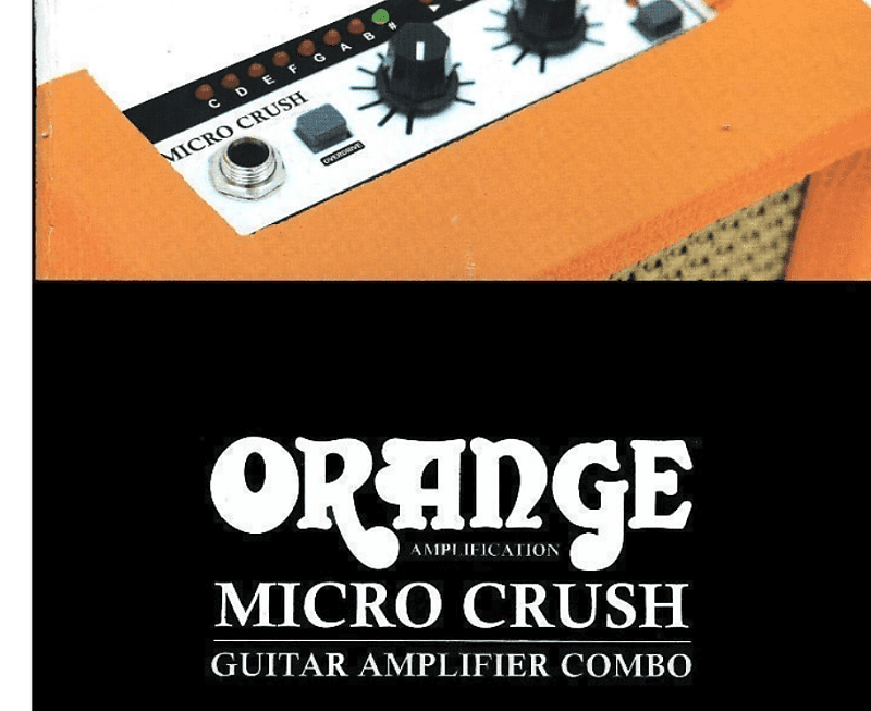 Orange  Micro Crush CR3 Amplifier image 1