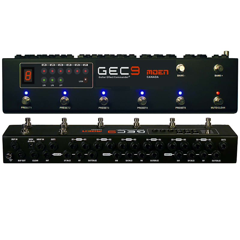 MOEN Canada GEC9 V2 Pedal Switcher Guitar Effect Routing System Looper Ships Free image 1
