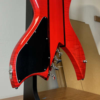 B.C. Rich Custom Shop Bich 10 Supreme 2024 - Transparent Red image 8