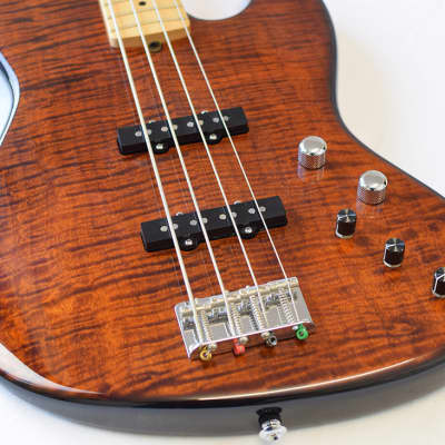 Suhr  Bass Classic J Root Beer Flame SHOWROOM image 11