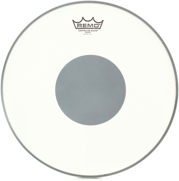 Remo Controlled Sound Coated Bottom Black Dot Drum Head 13" image 1