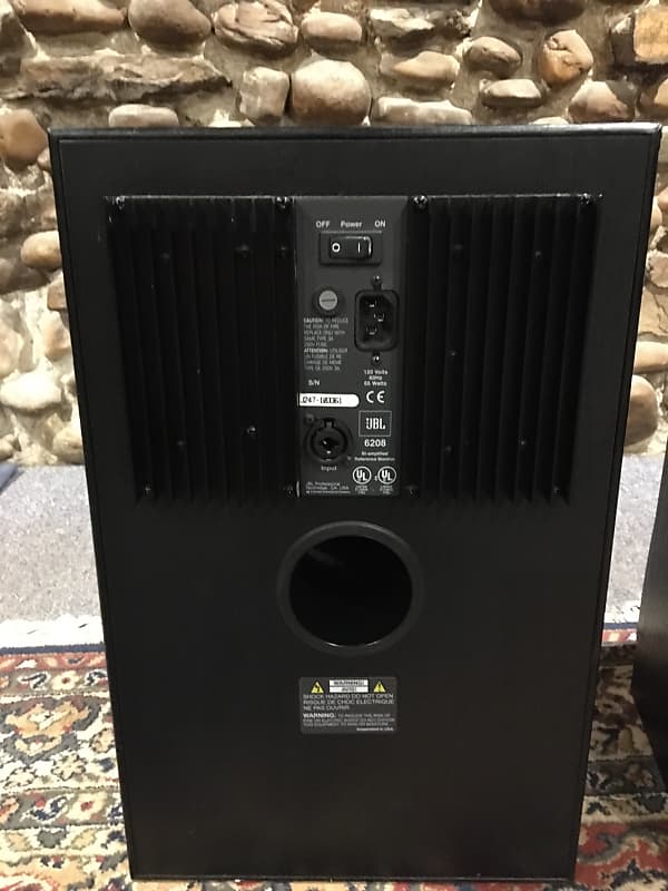 JBL 6208 Powered Bi Amplified Reference Monitors 2000s EXC