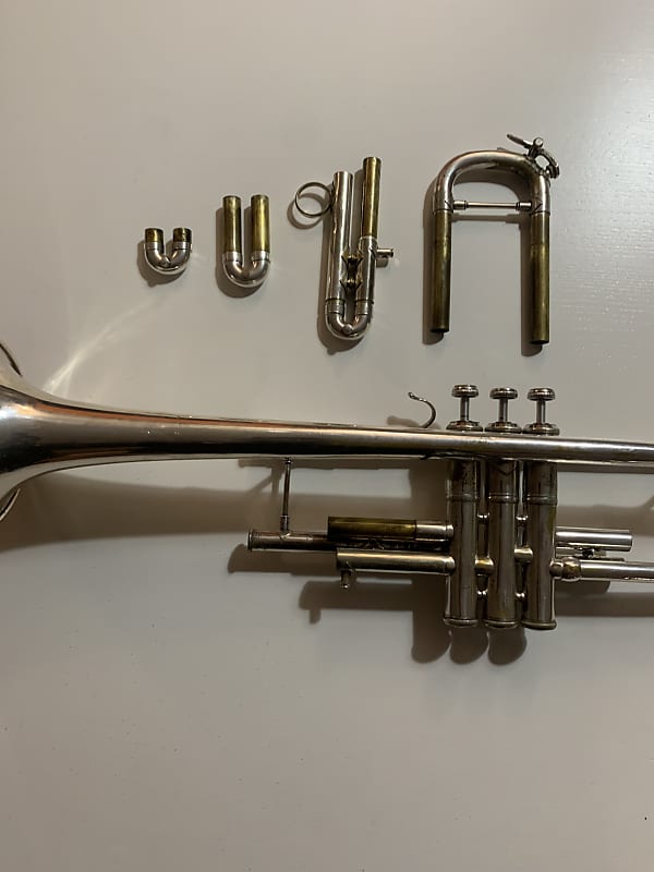 Rare Early Elkhart Bach Stradivarius Circa 1965 - Silver Plated