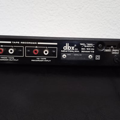 dbx 3BX Series Two 3-Band Dynamic Range Expander 1980s - Black image 7