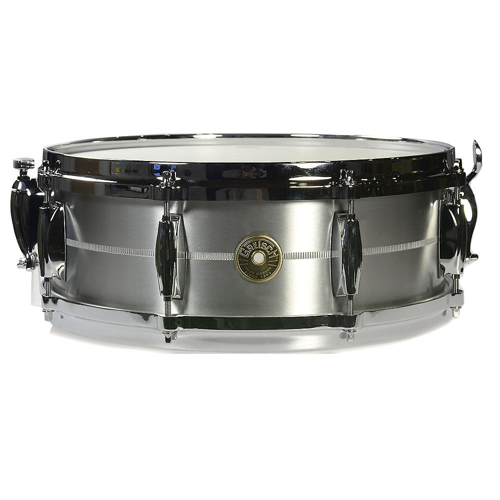 Gretsch 14x5 USA Custom Hammered Chrome Over Brass Snare Drum (G4160HB)