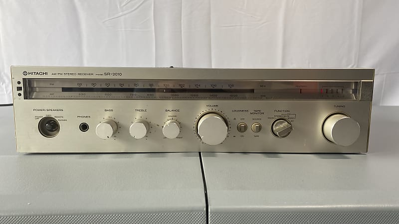 Hitachi SR-2010 Receiver HiFi Stereo 2 Channel Vintage Phono Japan Radio Audio  			
