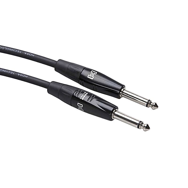 Hosa Technology HGTR-015 Pro Guitar Bass Keyboard Instrument Cable 1/4" Straight 15 ft image 1