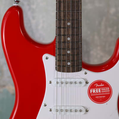 Mint Squier Sonic Stratocaster HT Electric Guitar - Torino Red image 3