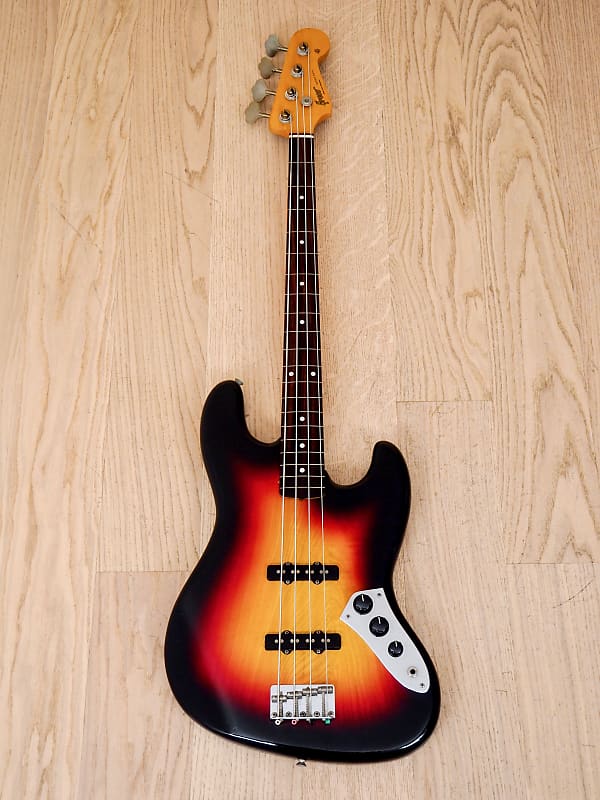 1980 Greco Super Real JB800 Fretless Vintage Electric J-Bass Sunburst Japan  w/ Case