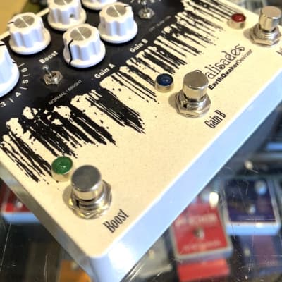 EarthQuaker Devices Palisades Mega Ultimate Overdrive V2 Limited Edition 2017 - Present - Black Texture / White Print image 2