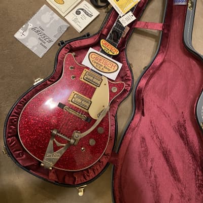 Gretsch Duo Jet 2022 Red Sparkle Custom Shop Relic Stephen Stern image 7