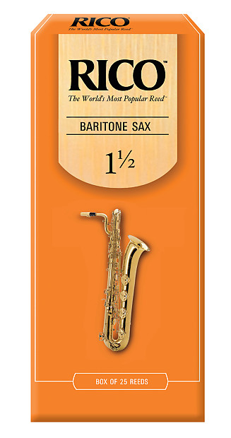 Rico RLA2515 Baritone Saxophone Reeds - Strength 1.5 (25-Pack) image 1