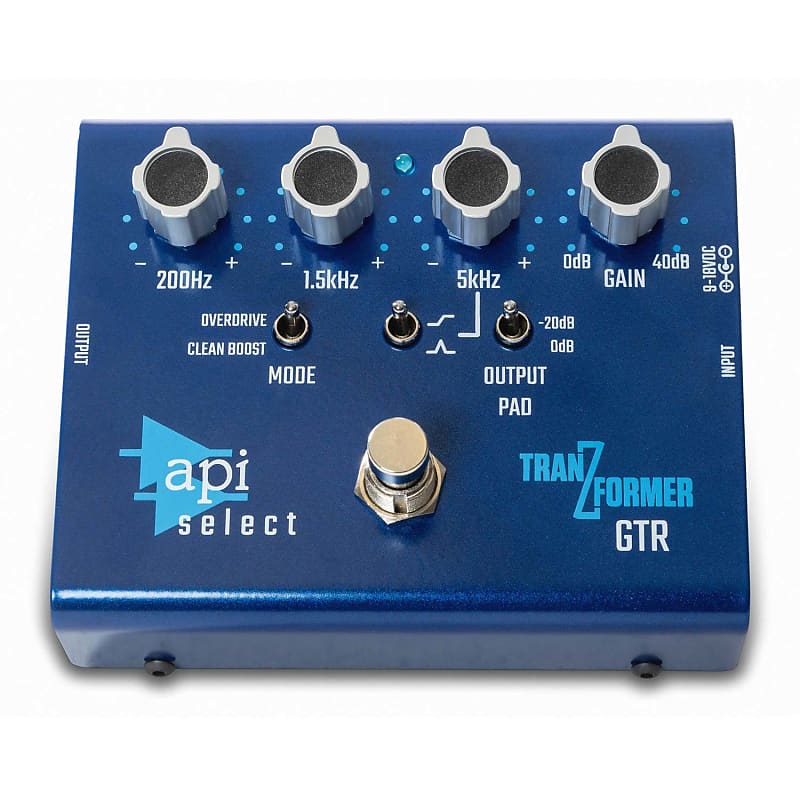 API Select TranZformer GTR - EQ, Boost and Overdrive Pedal image 1