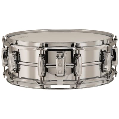 Ludwig LB400B Supraphonic Chrome-Over-Brass 5"x 14" Snare Drum, Imperial Lugs image 2
