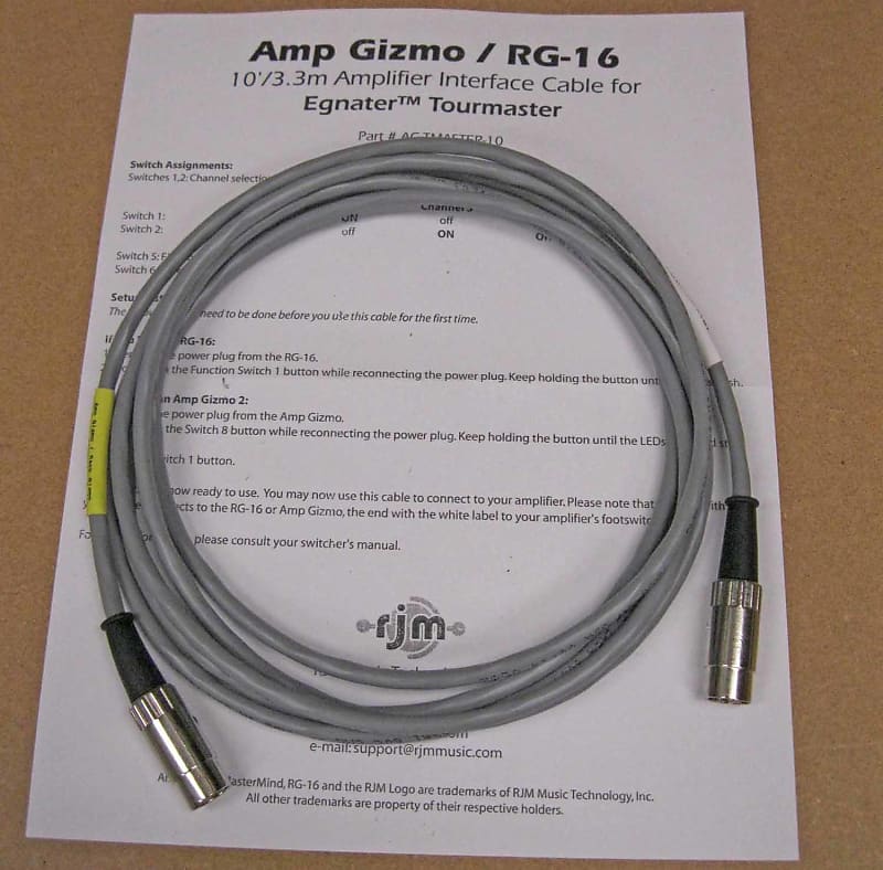 RJM Egnater Tourmaster to Effects / Amp Gizmo Channel Reverb