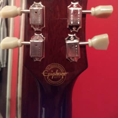 2017 Epiphone Limited Edition EJ-160E Acoustic-Electric Guitar Vintage Sunburst image 9