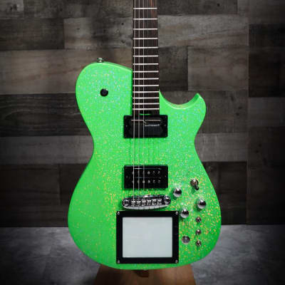 Cort Manson Alien Sparkle Electric Guitar w/Sustainiac and XY Pad image 4